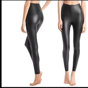 Commando Perfect Control Faux Leather‎ Leggings Black Size XL